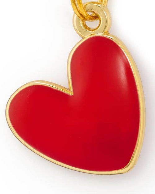 Red Heart Collar Charm