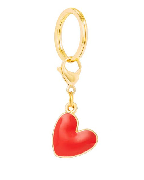 Red Heart Collar Charm