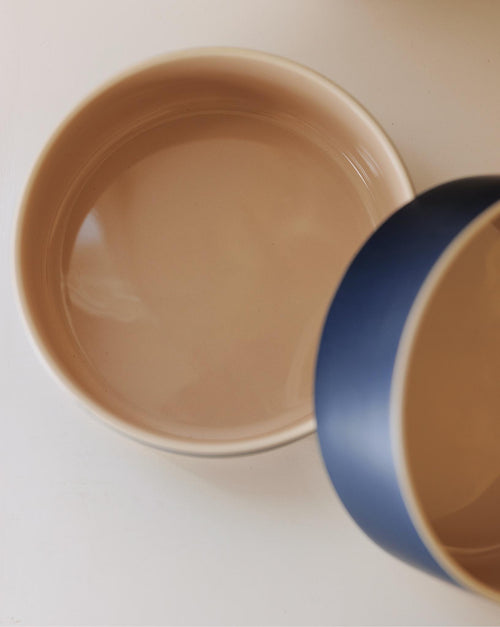 Smooth Sailing Midnight Blue Dog Bowl