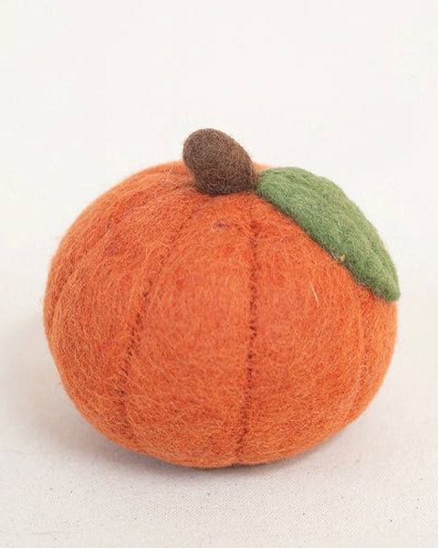 Oh My Gourd Pumpkin Wool Dog Toy