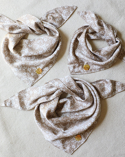 Only the Best Bandana in Beige Floral