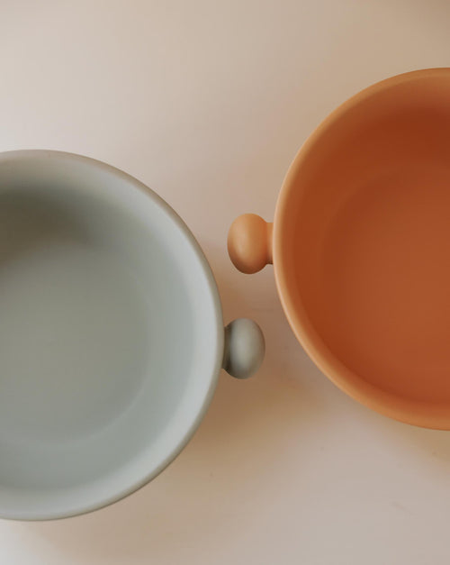 Too Stylish to Handle Bright Nude Ceramic Dog Bowl