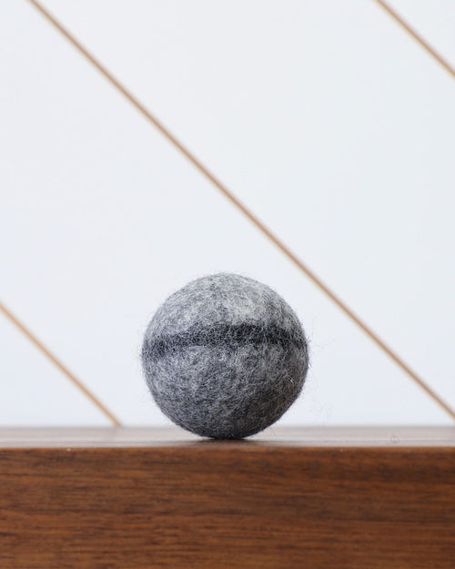 So Fetch Wool Rattle Dog Ball Close Up