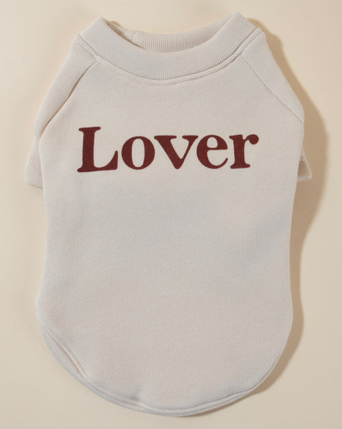 Lil’ Lover dog sweatshirt, a cozy and cute sweater for your pup.