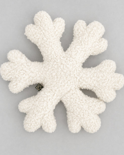 Snow Day Snowflake Plush Dog Toy