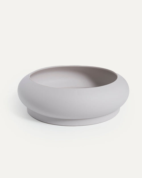 Dinner Is Served Bubble Bowl + Mat Set, Grey