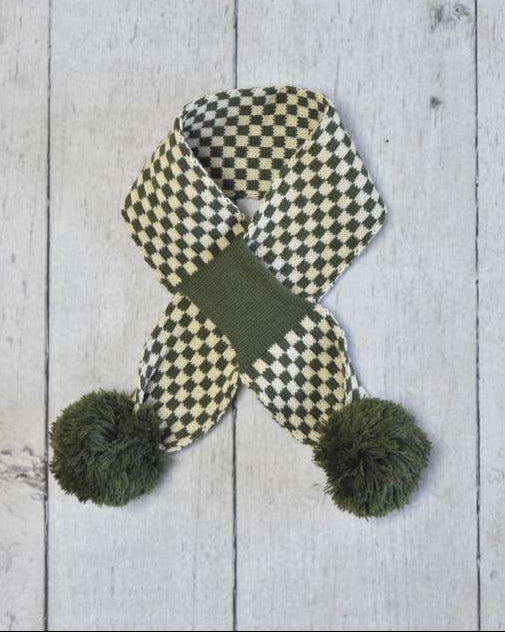 All Spruced Up Green Dog Scarf
