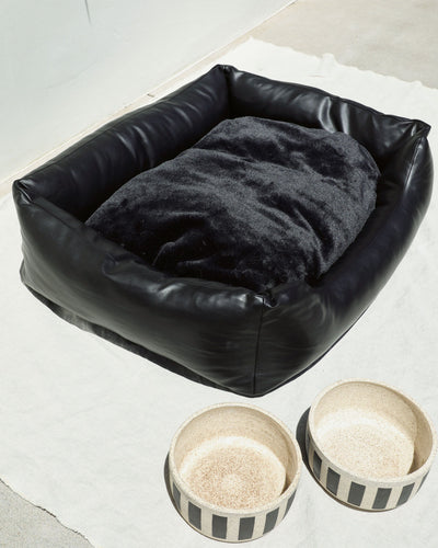 All Curled Up Black Structured Bed Product Image Detail