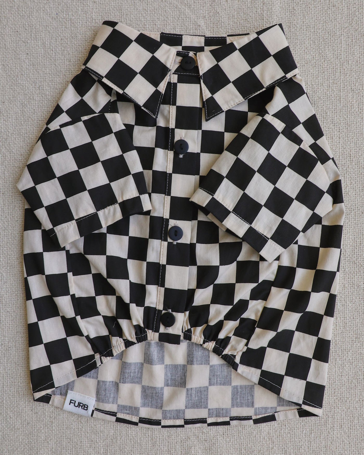 Ryder Black Check Dog Shirt Product Image