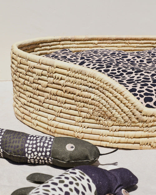 Mangrove Woven Palm Basket Bed