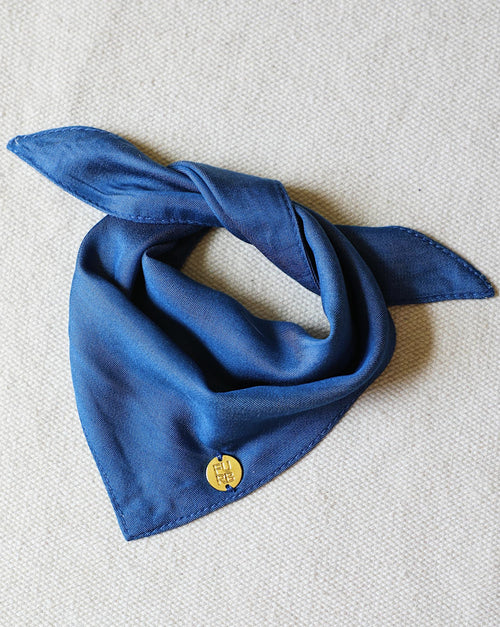 Only the Best Bandana in Blue Denim