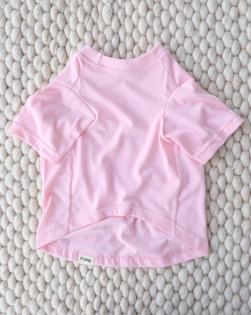 Casual Cutie Pink Relaxed Dog T-Shirt