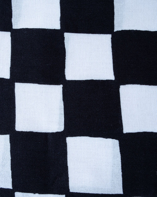 Black checkered bandana, designed for your fashionable dog.