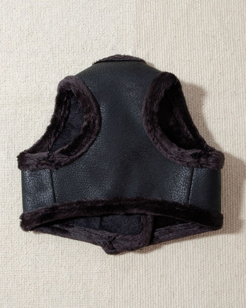 Black Coated Fabric dog Harness image