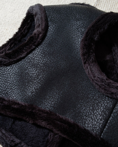 Black Coated Fabric dog Harness image