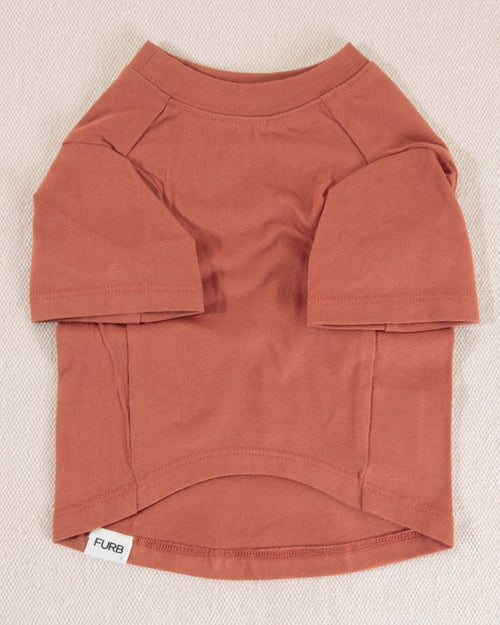 Casual Cutie Cayenne Red Relaxed Dog T-Shirt