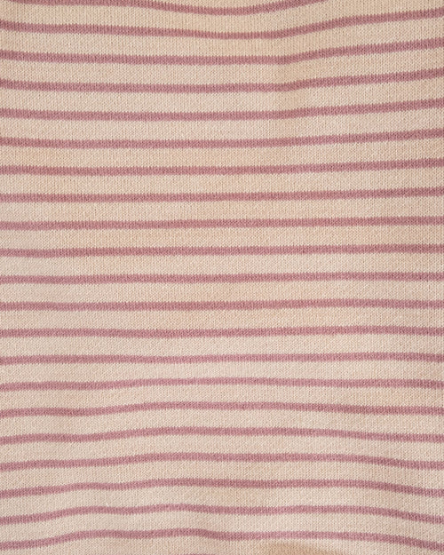 Comfy Striped Pink Crewneck Dog Sweatshirt - Keep your pup warm and stylish all season long!