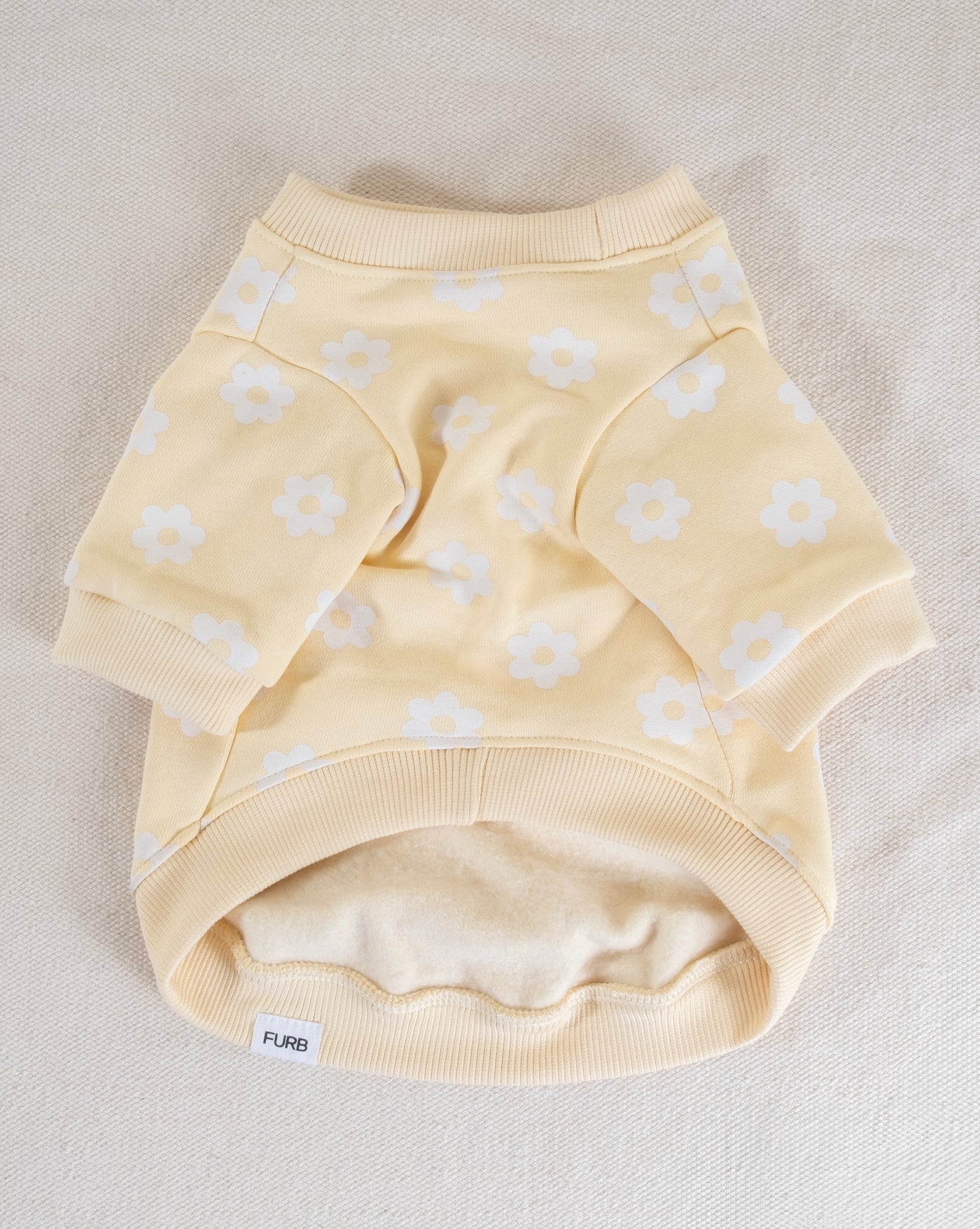 Floral dog sweatshirt, cozy and cute, perfect for your pup during colder seasons