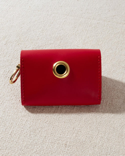 Red walk kit collar and leash combo, designed for style and strength in dogs like Staffordshire Bull Terriers and Cocker Spaniels