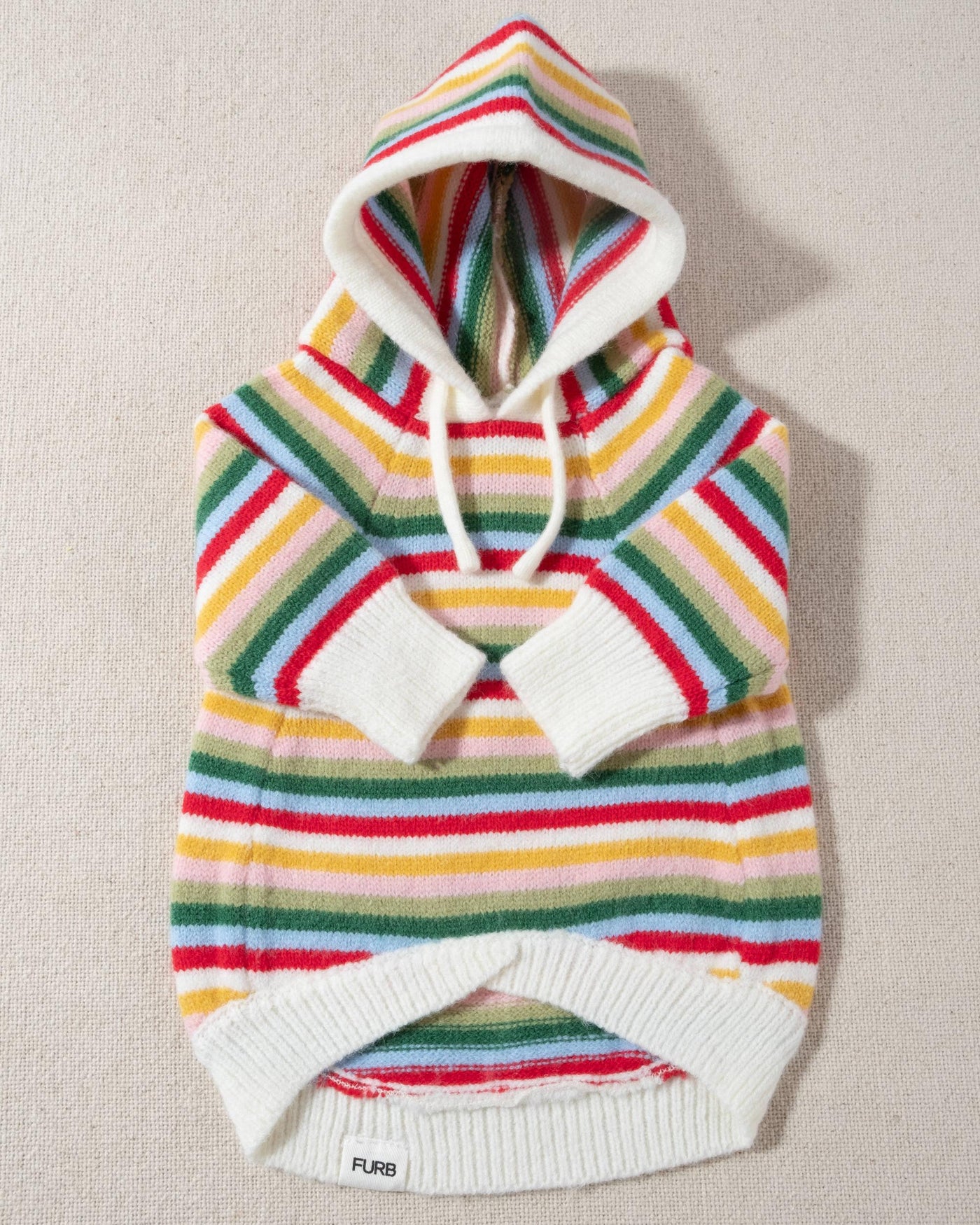 Venice Multi Stripe Dog Hoodie teacup chihuahua clothes amzn