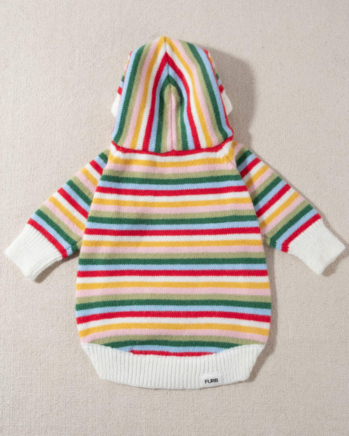 Venice Multi Stripe Dog Hoodie teacup chihuahua costumes