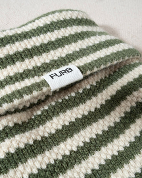 green and ivory striped turtleneck dog onesie dog chihuahua clothes