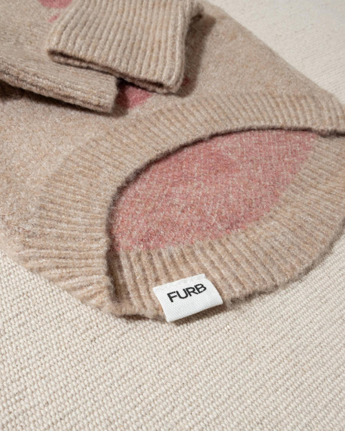 floral dog sweater. frenchie sweater women&