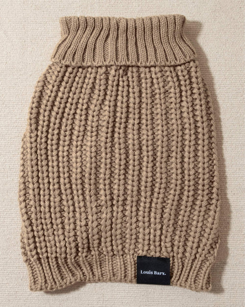 mocha sweater. best sweaters for pugs 