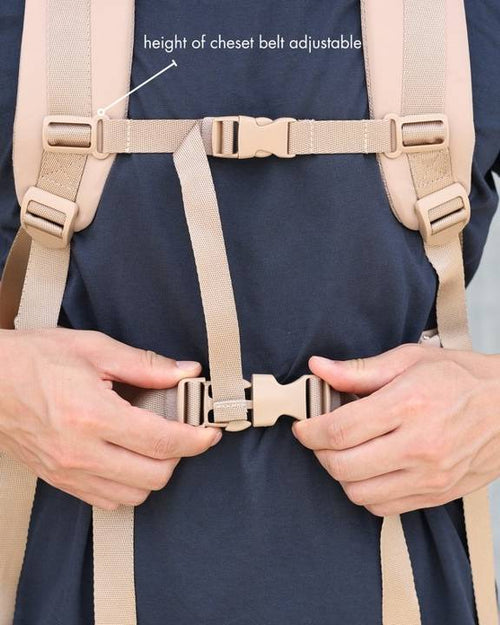 Convenient Pet Carrier Backpack in tan, designed for easy transport of small pets.