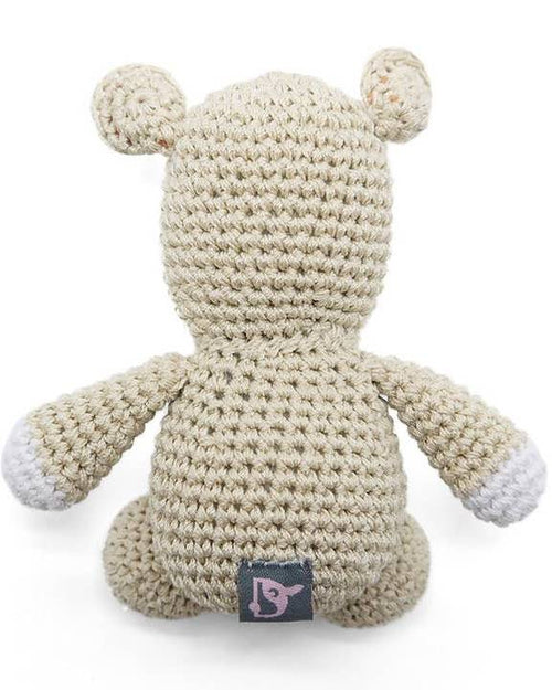 Crochet Play Hippo Dog Toy for small breeds