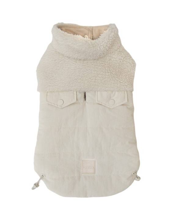 Teddy Fleece Creamy White Dog Vest | FURB