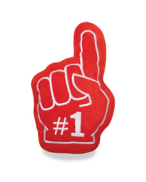 Biggest Fan Finger Plush Dog Toy