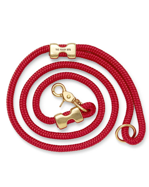 The Foggy Dog Ruby Marine Rope Dog Leash
