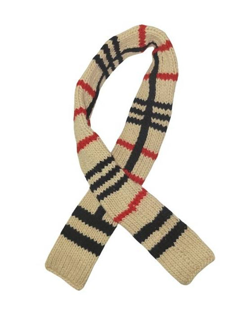 Cozy brown scarf for pets, perfect for cool weather