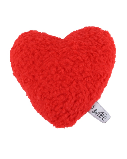 Squeaky heart dog toys for hours of entertainment