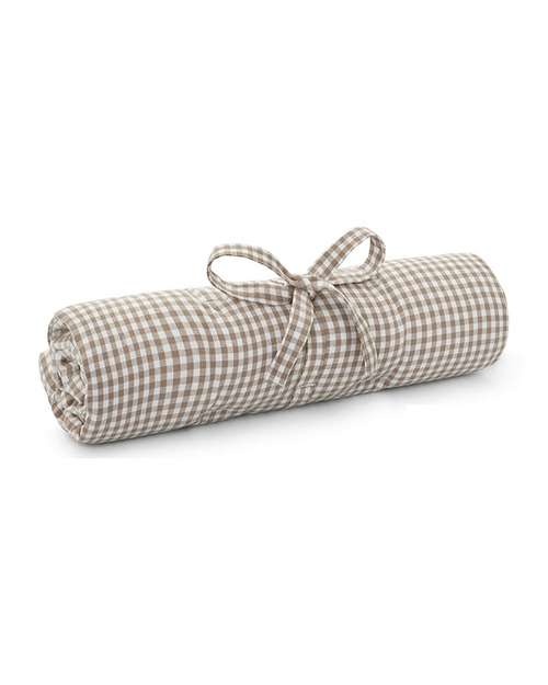 Sweet Escape Brown Gingham Settle Mat