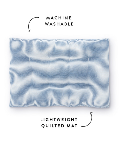 Sweet Escape Blue Stripe Settle Mat