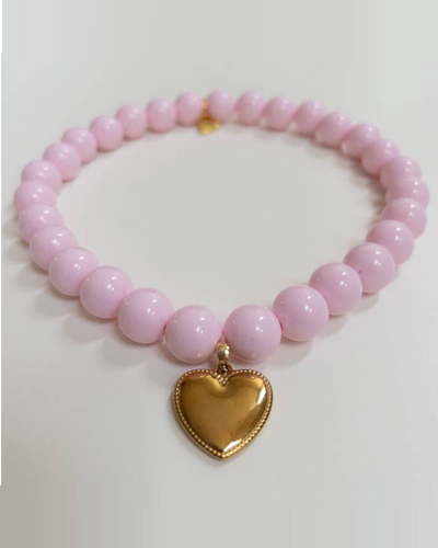 Skinny Pink Dog Necklace - A trendy pink necklace to add some sparkle to your dog's wardrobe.