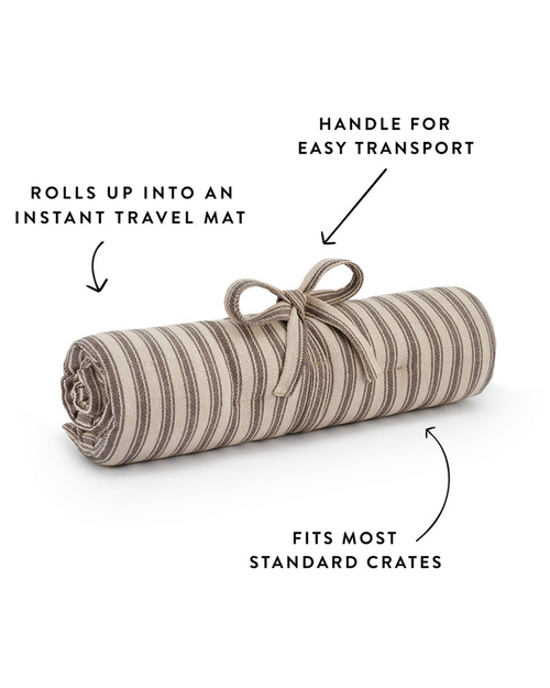 Sweet Escape Brown Stripe Settle Mat