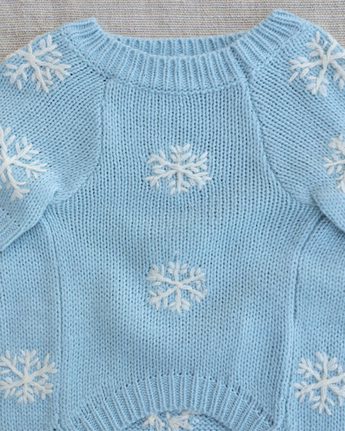Flurry Friend Snowflake Dog Sweater