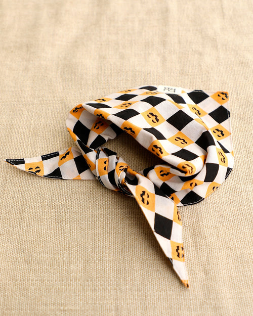 Check-or-Treat Pumpkin Bandana