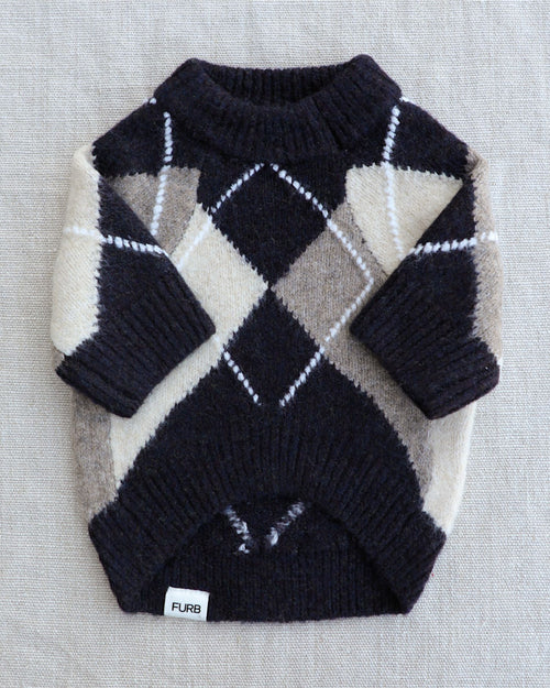 Best in Class Argyle Dog Sweater