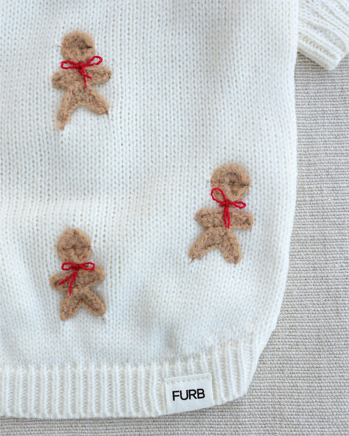Gingerbread Darling Dog Sweater