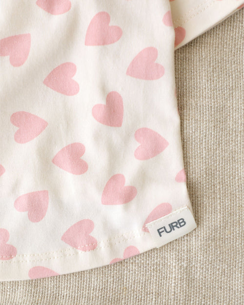 Lovey Dovey Heart Print Dog T-Shirt