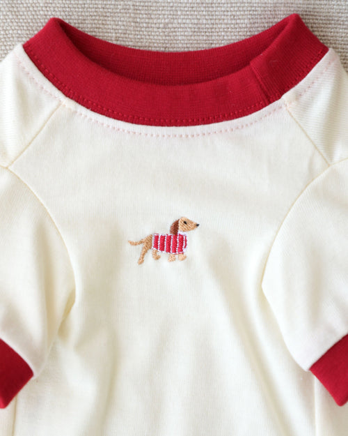 Hot Diggity Dachshund Ringer Tee