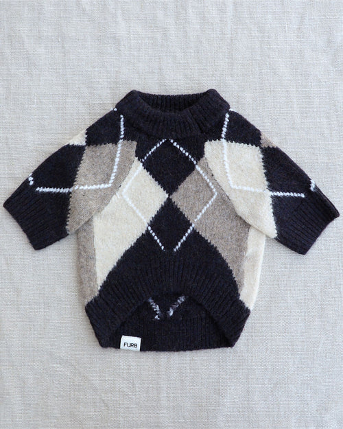 Best in Class Argyle Dog Sweater