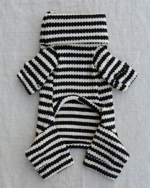 Charli Black + Ivory Dog Onesie