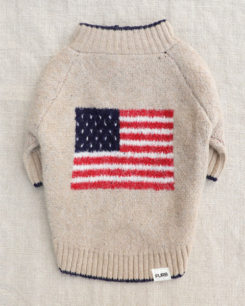 All-American Pup Oat Sweater