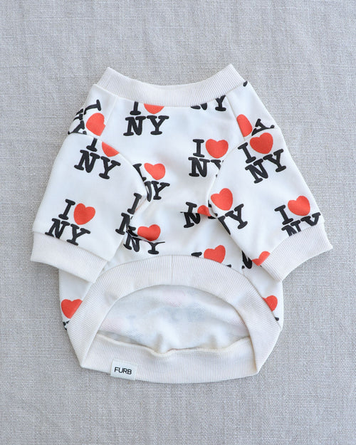 Frankie Loves NY Dog Sweatshirt