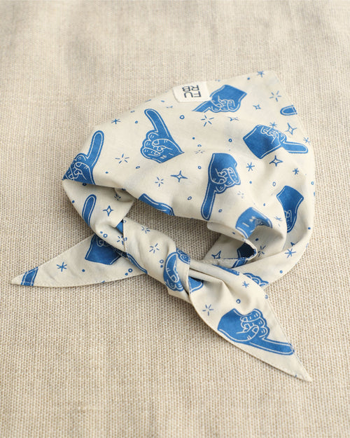 Team Spirit Blue Dog Bandana
